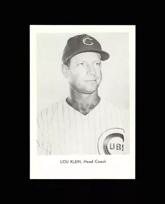 Lou Klein 1965 Chicago Cubs Team Issue Picture Pack Photo - RARE - Gem Mint • $0.79