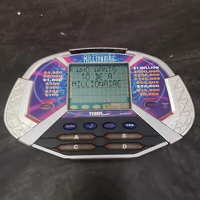 £12.40 • Buy Tiger Electronics 2000 Who Wants To Be A Millionaire Handheld Game W/ Cartridge