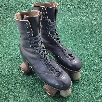 Vintage Betty Lytle Styled By Hyde Chicago Black Roller Skates Size 9.5 • $374.95