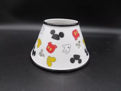 Walt Disney World Mickey Mouse Candle Jar Shade Topper Cute! Ears Cut Out • $15