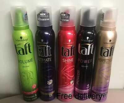 Schwarzkopf Taft Hair Styling Mousse Foam Ultra Strong 200ml • £9.85