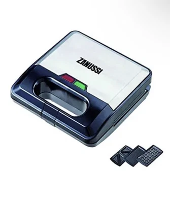 £29.29 • Buy Zanussi Snack Maker 3-in-1 Sandwich Toaster Waffle Maker Grill Panini Press 750w