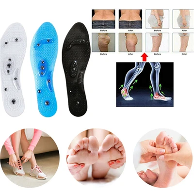 £5.15 • Buy Magnetic Massage Shoe Insoles Acupressure Foot Therapy Health Care Pain Relief