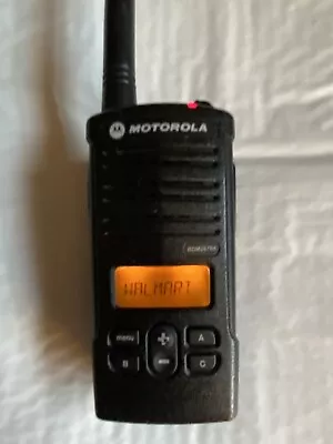 Motorola RDM2070d Walmart VHF Two-Way Radio Walkie Talkie With Battery. Tested! • $64.99