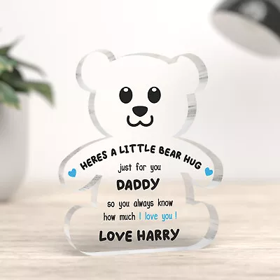 Birthday Daddy Gifts Teddy Bear From Son Daughter Grandad Dad Present • £9.99