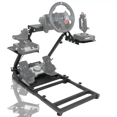 Minneer Flight Sim Cockpit Fit LogitechG29 X52 X56 Honeycomb Racing Wheel Stand • £109.99