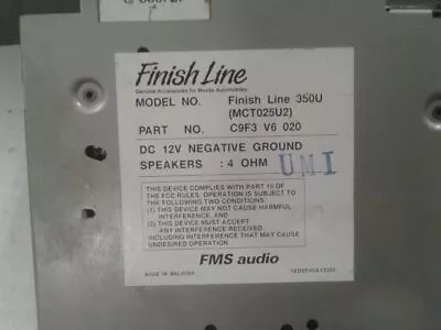 Audio Equipment Radio Am-fm-cassette Fits 96-98 MAZDA PROTEGE 577573 • $80.31