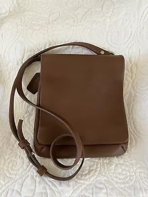 Coach Vintage Crossbody Bag Chelsea Medium Flap Saddle Slim Brown Tan 9473 • £48.26