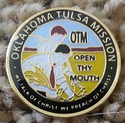 OKLAHOMA TULSA MISSION Lapel Pin Mormon Lds • $9.99