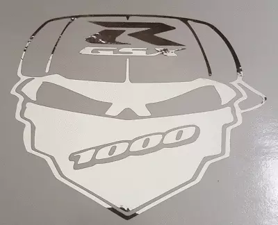 Suzuki Gsxr 1000 Skull Decal Sticker  • $7.99