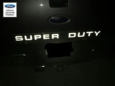 2008-2016 Ford Super Duty Reflective Tailgate Letters Vinyl Decals F-250 F-350  • $24.95