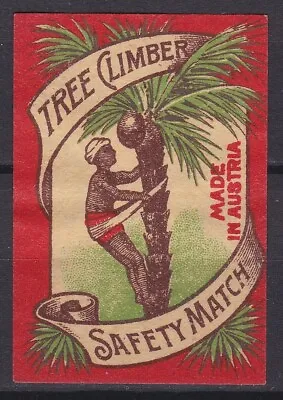 Old Matchbox Label Austria Tree Climber • $3.49