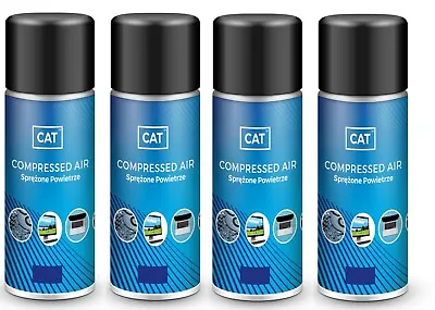 £8.49 • Buy 4 X 200ml Compressed Air Duster Gas Spray / Cleaner, HQ MAX POWER