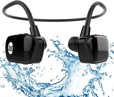 Swimming MP3 Player Underwater Waterproof To 3 Meters - Wireless Earphones Headp • £43.78