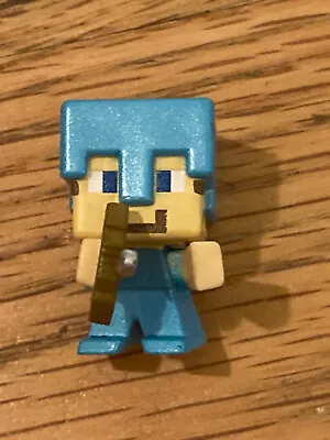 Minecraft Mini-figure Diamond Steve With Bow + Arrow From End Play Set RARE • $12.99