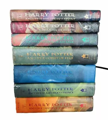 Harry Potter Complete Hardcover Set Books 1-7 First American Edition Rowling - G • $89.95