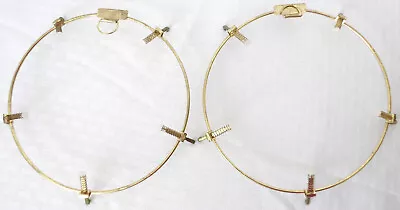 Van Hygan & Smythe Brass Plate Hangers For  8 1/2 -9 In  Plates . Set Of 2 • $19.97