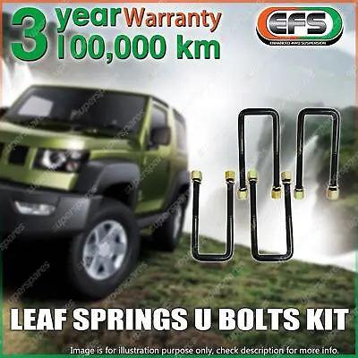 Rear EFS Leaf Spring U Bolt Kit For Nissa Navara D40 4WD 2009 TO 2011 • $65.95