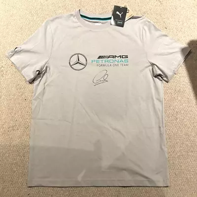 Lewis Hamilton Signed Mercedes AMG Petronas F1 Team Shirt With COA • £155