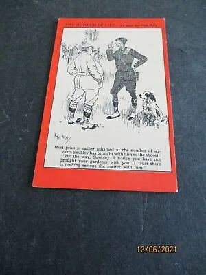 £6 • Buy Phil May Vintage Comic Postcard, The Humour Of Life, Snobley At The Shoot
