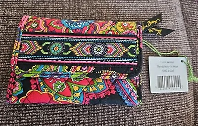 VERA BRADLEY - Euro Wallet Small Tri-fold Style - Symphony In Hue - New With Tag • $30