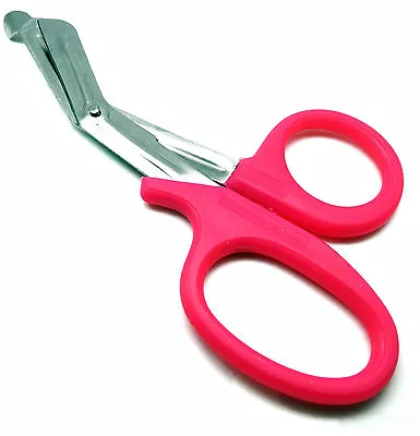 EMT Utility Pink Scissor 7.25  Medical Paramedic First Aid Univeral Shears Tools • $5.44