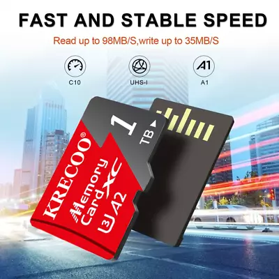 1TB Micro SD Card Ultra Class 10 SDXC/HC Memory Card Fit For Dash Cams Phone Lot • $5.49