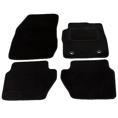 For Ford Fiesta Car Floor Mats Mk7 2009-2011 Tailored Carpet 4pc Set Oval Clip • £12.49