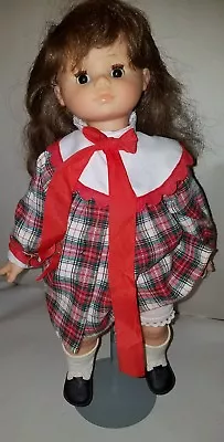 Zanini Zambelli 17  Doll Brown Hair Sleepy Brown Eyes Flannel W/ Shoes • $24