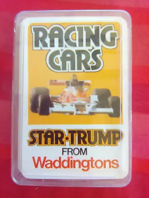 RARE VINTAGE WADDINGTONS RACING CARS Top Trumps (small Size) Complete VGC • £4.99