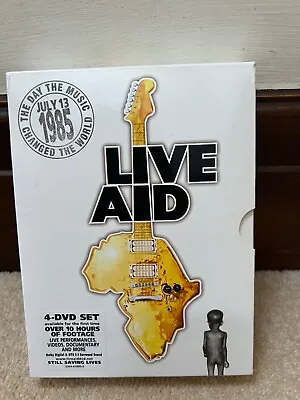 £29.99 • Buy Live Aid DVD 1985 July 13 4 Dvd Set Boxset Over 10 Hrs David Bowie Queen Concert