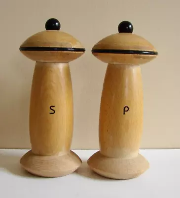 Zassenhaus Keramik Salt And Pepper Mills Grinders Wood Made In Germany MCM • $36.21