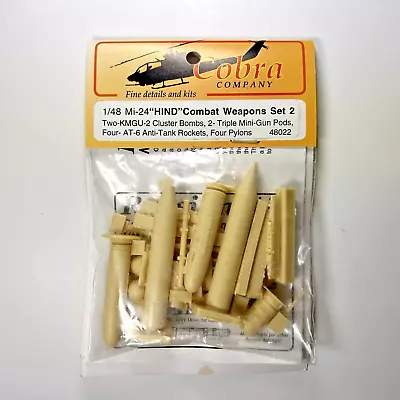 LAST ONE Cobra Company 1/48 Mi-24 HIND Combat Weapons Resin Detail Set #2  48022 • $24