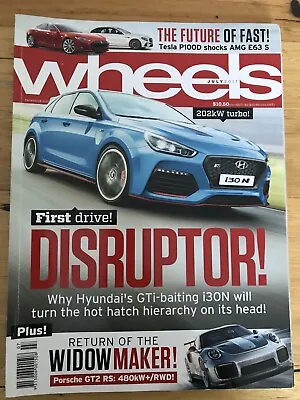 Wheels Car Magazine JULY 2017 I30N GT2 E63 P100D Q60 TT PHEV 8 GT XC60 M5 Q2 CX8 • $5.99