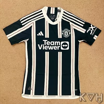 Adidas Manchester United 2023/24 Away Authentic Soccer Jersey ( IP1824) Small • $29.99
