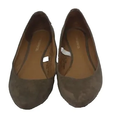 Mossimo Supply Co Shoes Womens Size 7 Flats Brown With Gold Accents Footwear • $13.95