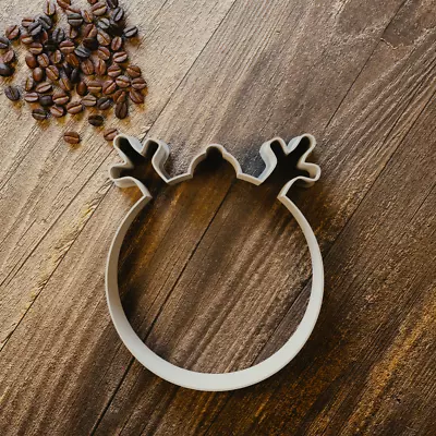 £4.75 • Buy Reindeer Bauble Cookie Cutter Christmas - Fondant, Biscuit- Instagram - 3 Sizes 