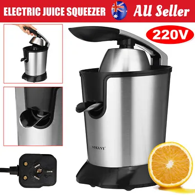 Electric Orange Juice Squeezer Extractor Juicer Press Citrus Lemon Fruit Machine • $50.95
