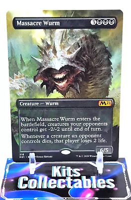 MTG Massacre Wurm Alternate Art Regular Mythic Core Set 2021 - 316 NM - M21 • $7.99