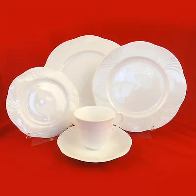 £127.18 • Buy ARCO WEISS (WHITE) Villeroy & Boch 5 Piece Setting NEW NEVER USED Made Germany