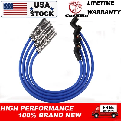 $20.59 • Buy Spark Plug Wires For VW Beetle Golf GTI Jetta 2.0L 2001 2002 2003 2004 2005 2006