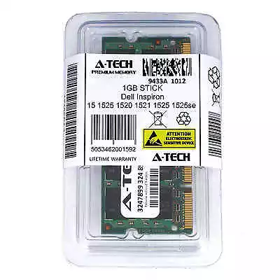 1GB SODIMM Dell Inspiron 15 1525 1520 1521 1525 1525se 1526 1526se Ram Memory • $12.09