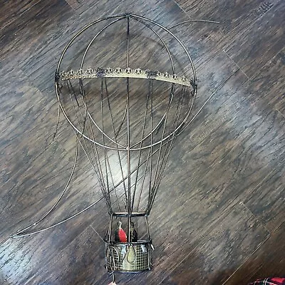 Vintage Curtis Jere Metal Art Hot Air Balloon Wall Sculpture • $245