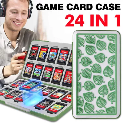 Magnetic Game Card Case 24in1 Cover Storage Box Holder For Nintendo Switch /Lite • $11.99