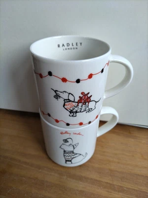 £13 • Buy Radley London Winter Jumper China Mugs / BNIB