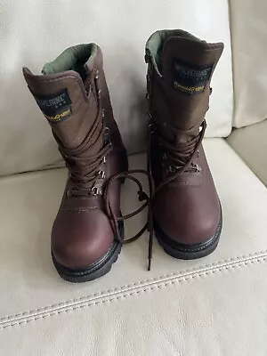 WOLVERINE Model 03850 Gore-Tex Thinsulate Insulated 8  Work Boots Men's Sz. 8 • $80