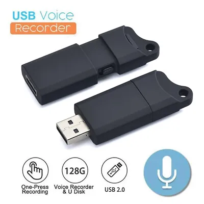 USB Portable Digital Voice Recorder U-disk Audio Sound Record Recording Device • $21.73