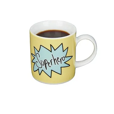 Set Of 6 KitchenCraft SuperHero 80ml Porcelain Espresso Cups • £5.99