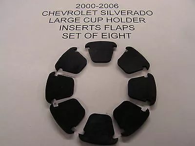 Chevrolet   Silverado Console Large Small  Cup  Holder  Flaps Set Of 8  2003-06  • $18.97