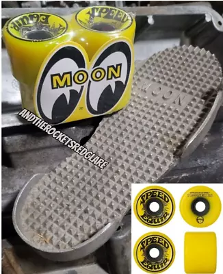 $89.98 • Buy Limited Edition MOONEYES X OJ WHEELS Super Juice Skateboard Old School HOT ROD